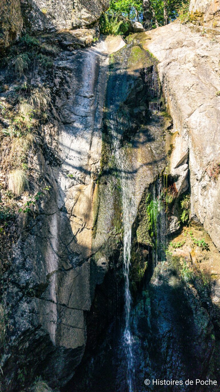 La cascade de la Séjallières l'été