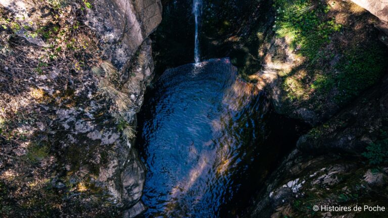La marmotte dans laquelle se jette la cascade de la Séjallières