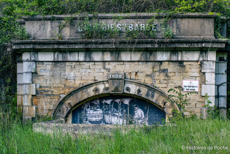 Galerie minière submergée de Sainte-Barbe à La-Grand-Combe (30)