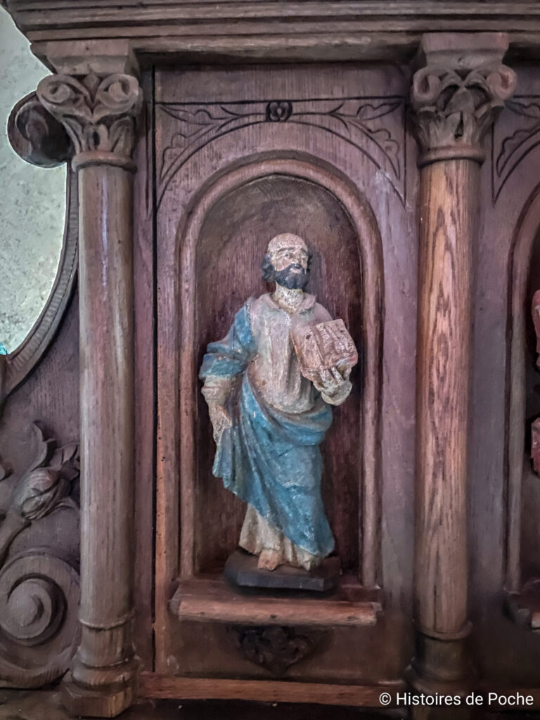 Statuette de la partie supérieure du maitre autel