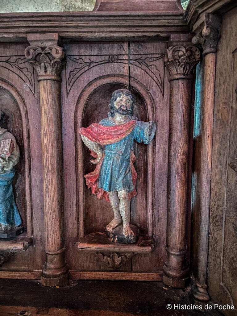 Statuette de la partie supérieure du maitre autel
