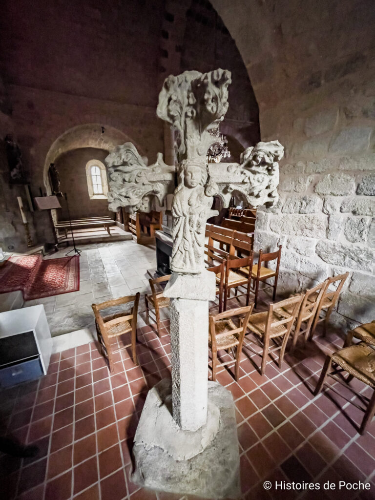Face revers de la Croix avec la Vierge et le Christ