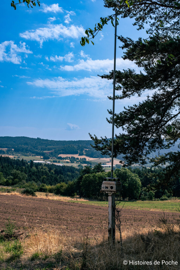 Reste d'un capteur de foudre